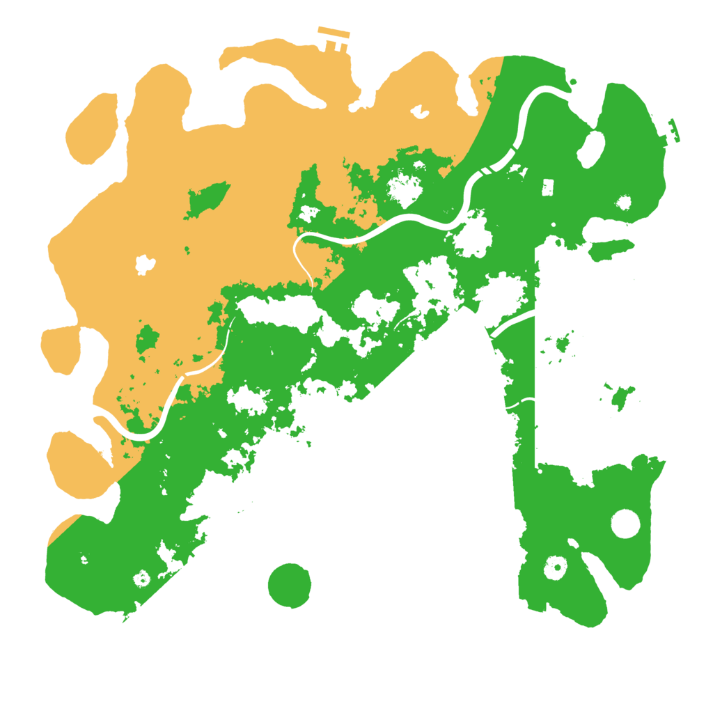 Biome Rust Map: Procedural Map, Size: 4500, Seed: 57389