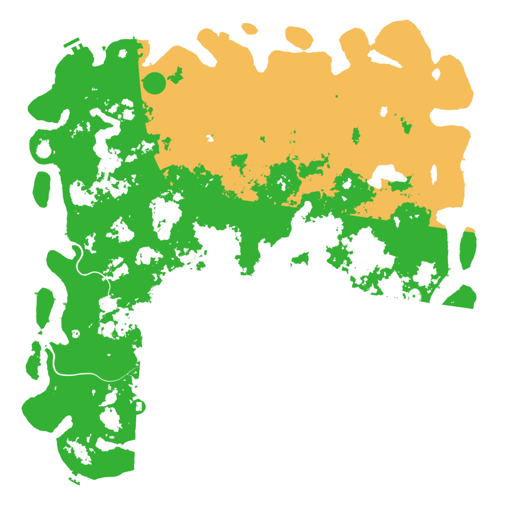Biome Rust Map: Procedural Map, Size: 6000, Seed: 324334633