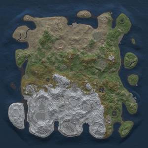 Thumbnail Rust Map: Procedural Map, Size: 4000, Seed: 37, 18 Monuments