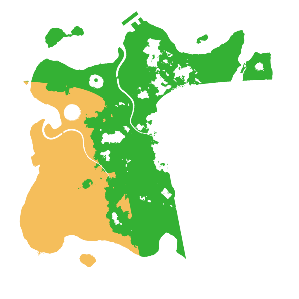 Biome Rust Map: Procedural Map, Size: 3200, Seed: 675889171