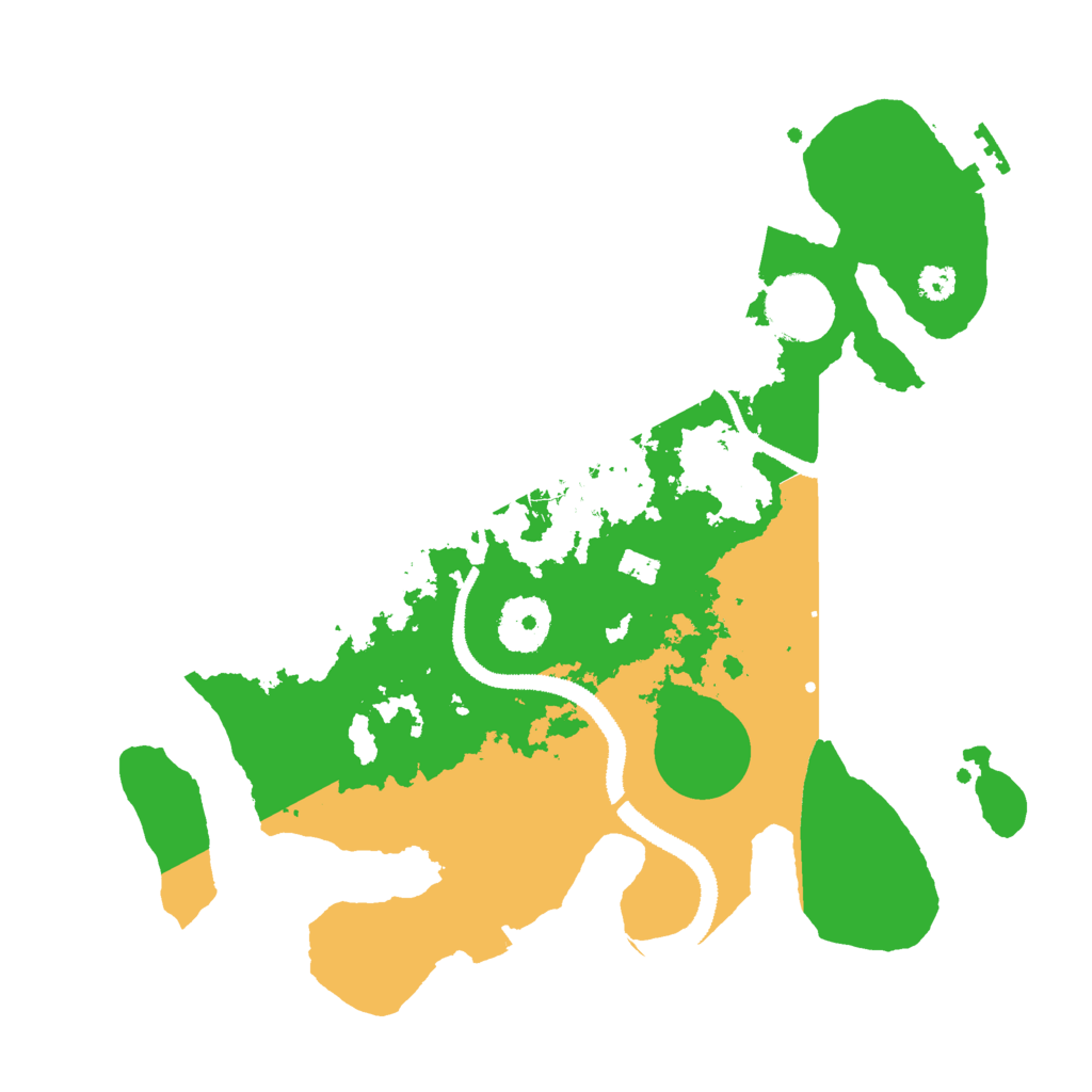 Biome Rust Map: Procedural Map, Size: 3000, Seed: 781723