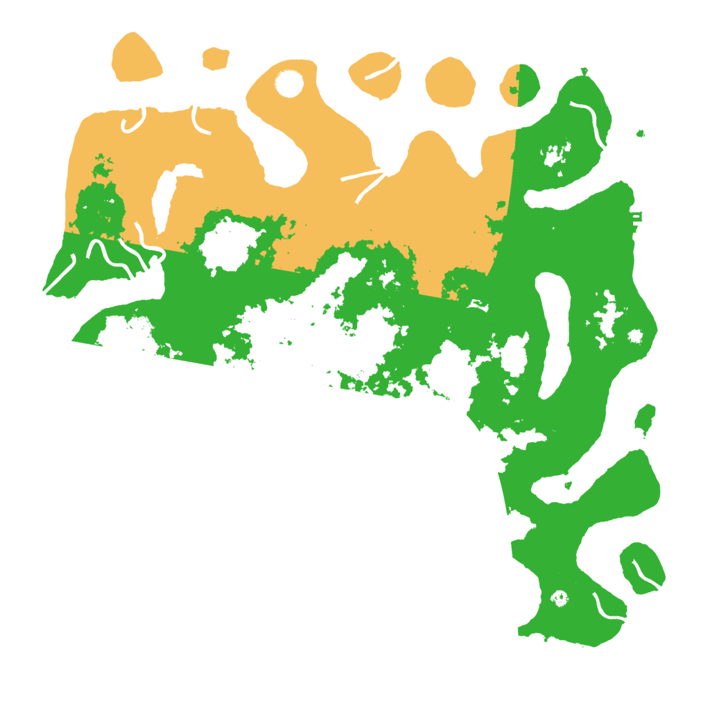 Biome Rust Map: Procedural Map, Size: 4500, Seed: 24873819