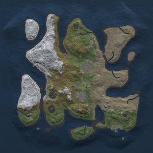 Thumbnail Rust Map: Procedural Map, Size: 3000, Seed: 1955005018, 12 Monuments