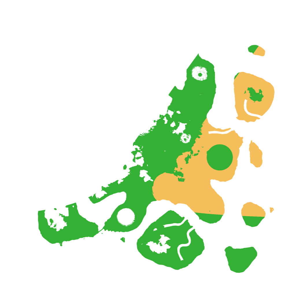 Biome Rust Map: Procedural Map, Size: 3000, Seed: 466435