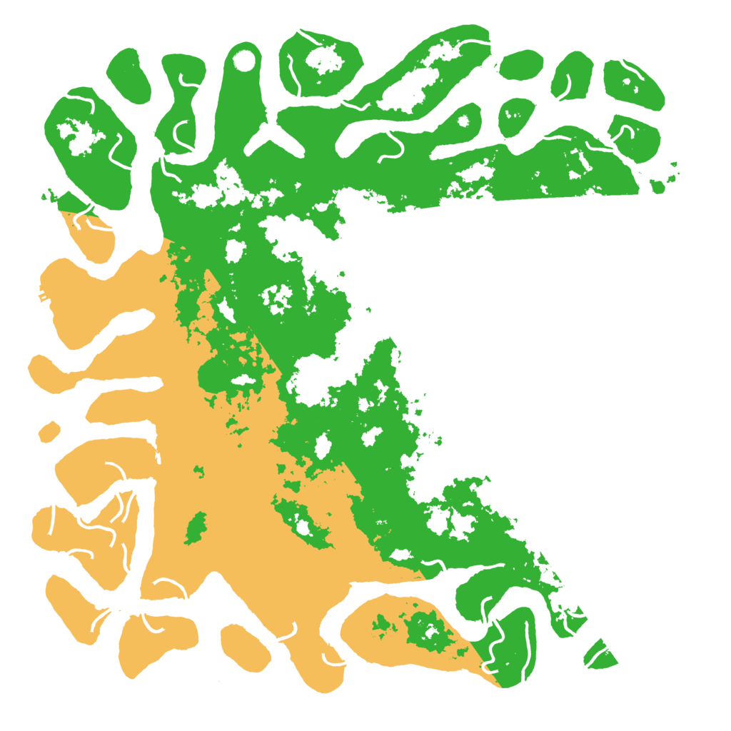 Biome Rust Map: Procedural Map, Size: 6000, Seed: 58211005