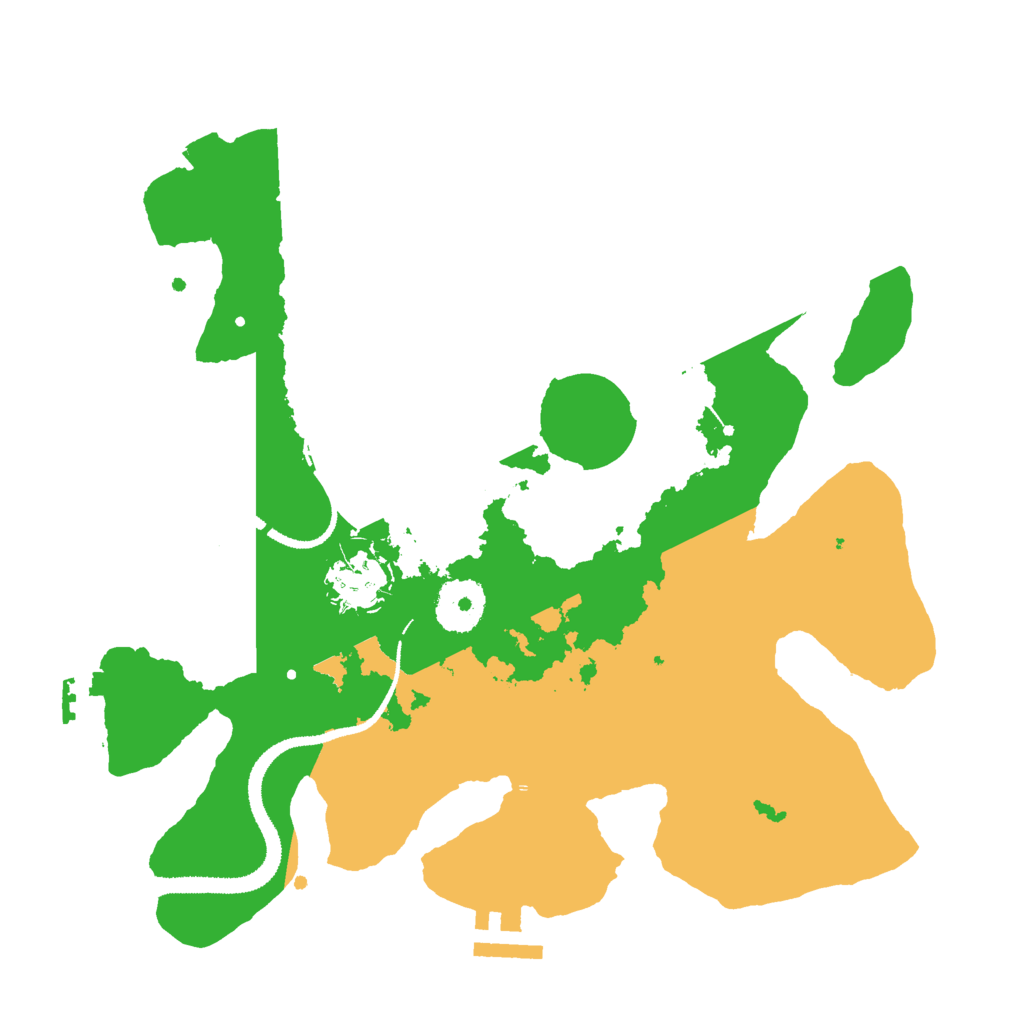 Biome Rust Map: Procedural Map, Size: 3000, Seed: 2022003218