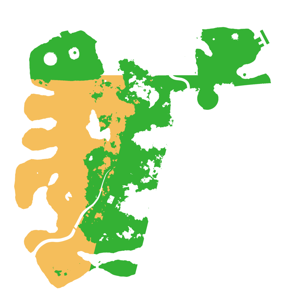 Biome Rust Map: Procedural Map, Size: 4000, Seed: 96198