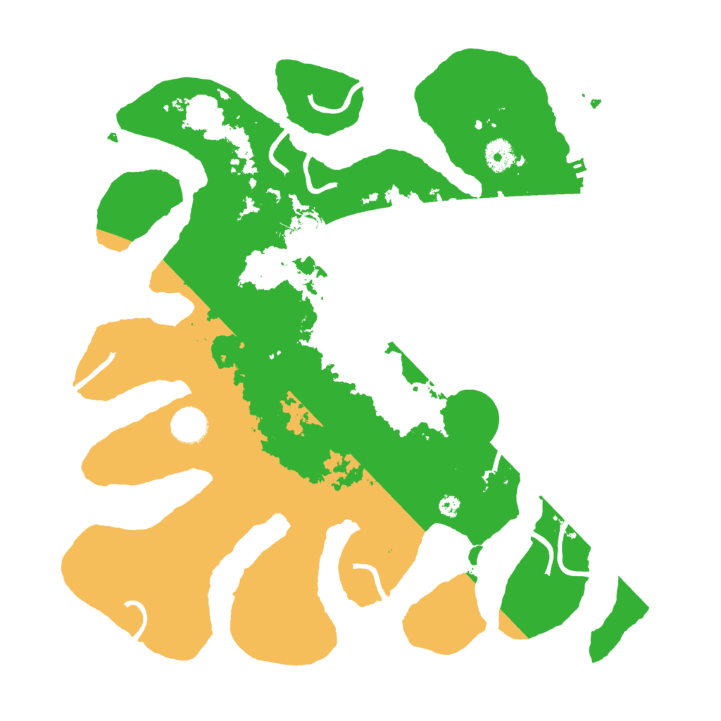 Biome Rust Map: Procedural Map, Size: 3500, Seed: 953699