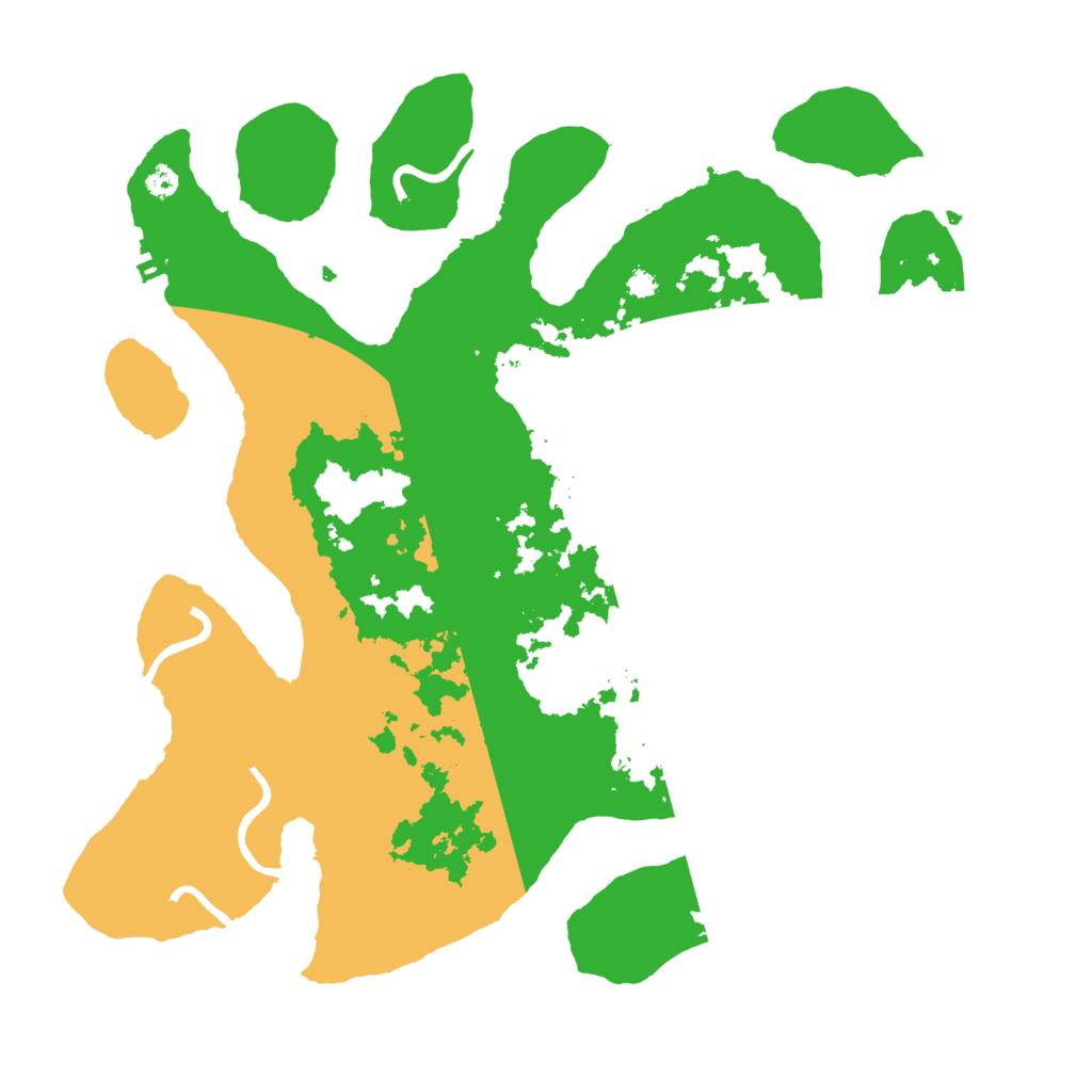 Biome Rust Map: Procedural Map, Size: 3500, Seed: 719084428