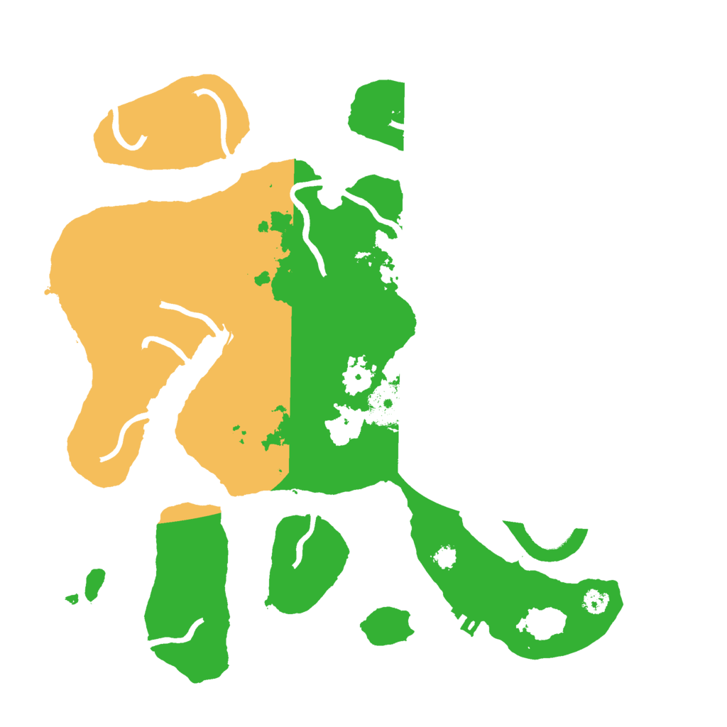 Biome Rust Map: Procedural Map, Size: 3000, Seed: 984764