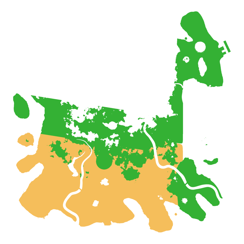 Biome Rust Map: Procedural Map, Size: 4000, Seed: 41