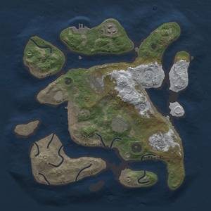 Thumbnail Rust Map: Procedural Map, Size: 3100, Seed: 1337, 13 Monuments