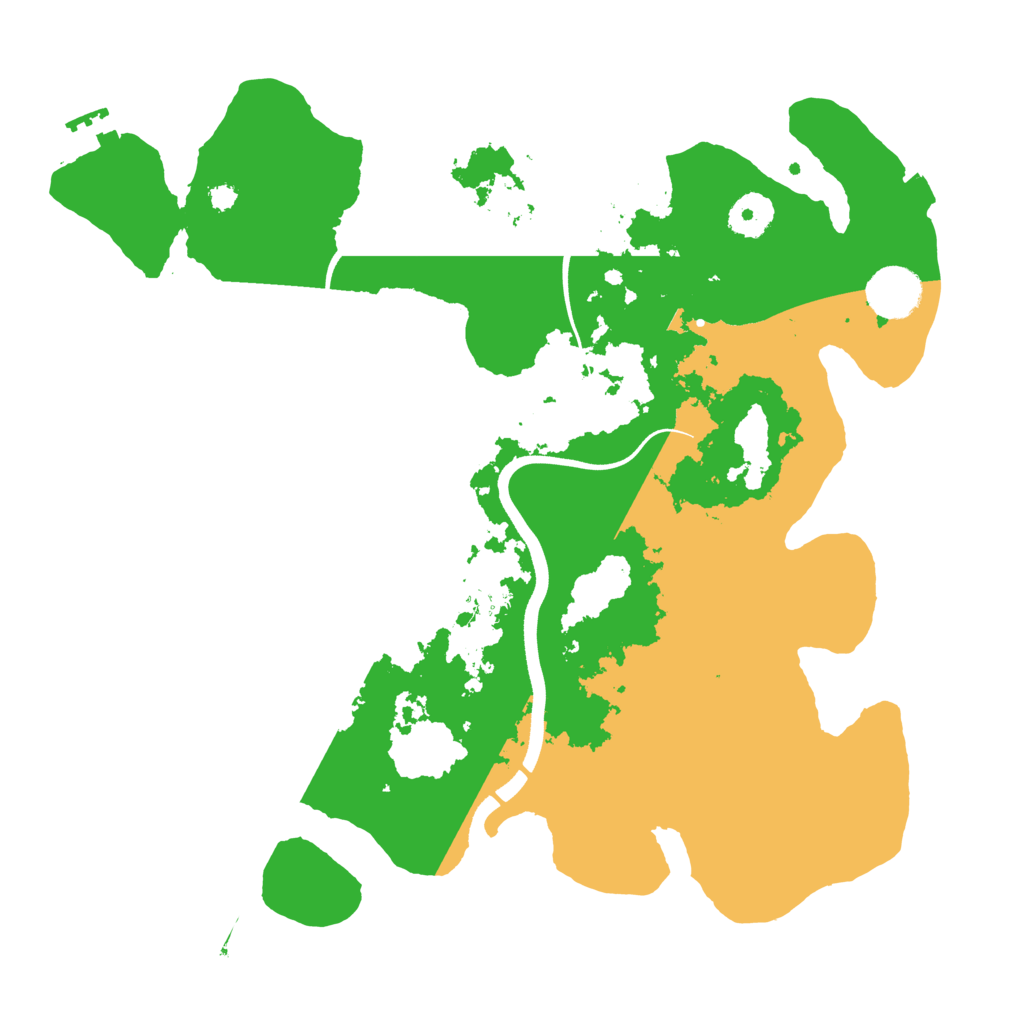 Biome Rust Map: Procedural Map, Size: 3500, Seed: 1900