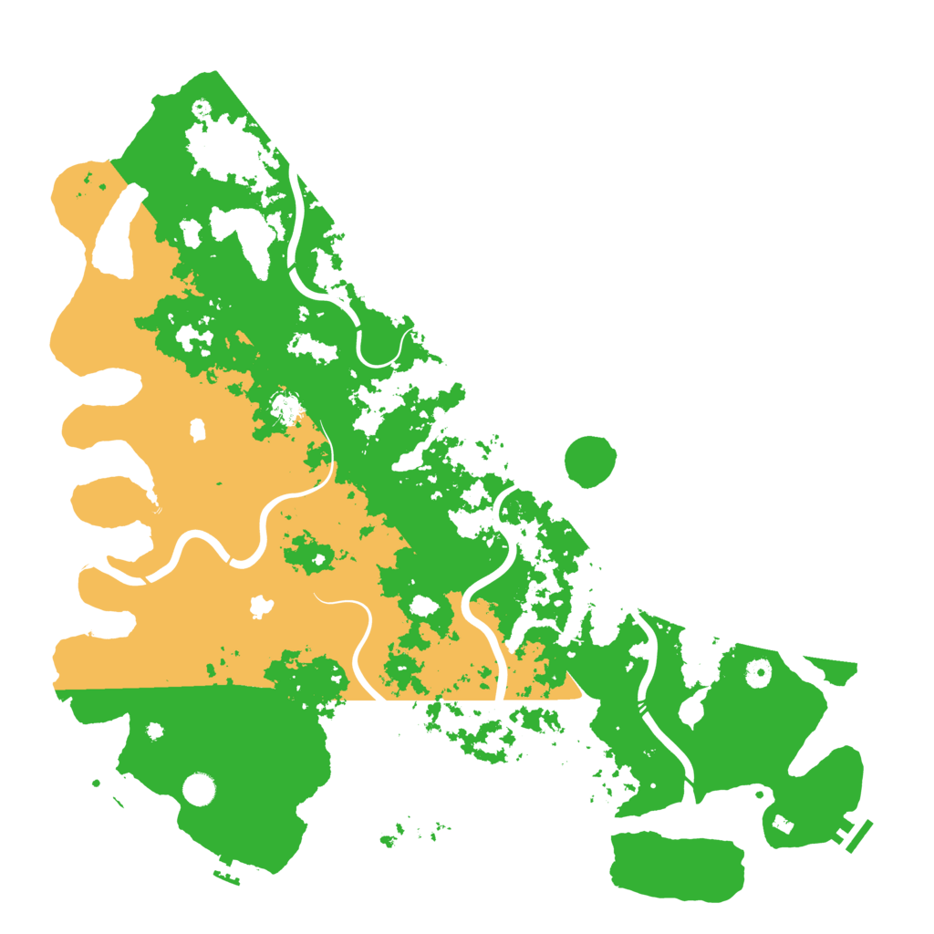 Biome Rust Map: Procedural Map, Size: 5000, Seed: 174842