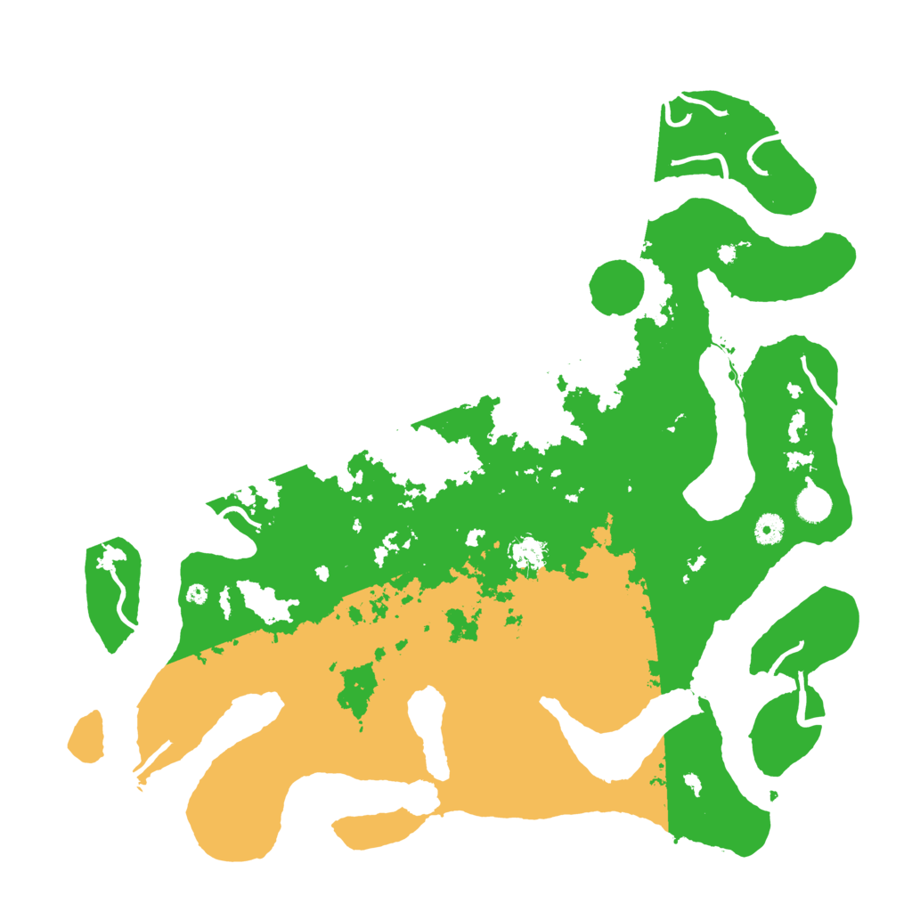 Biome Rust Map: Procedural Map, Size: 4500, Seed: 1874013279