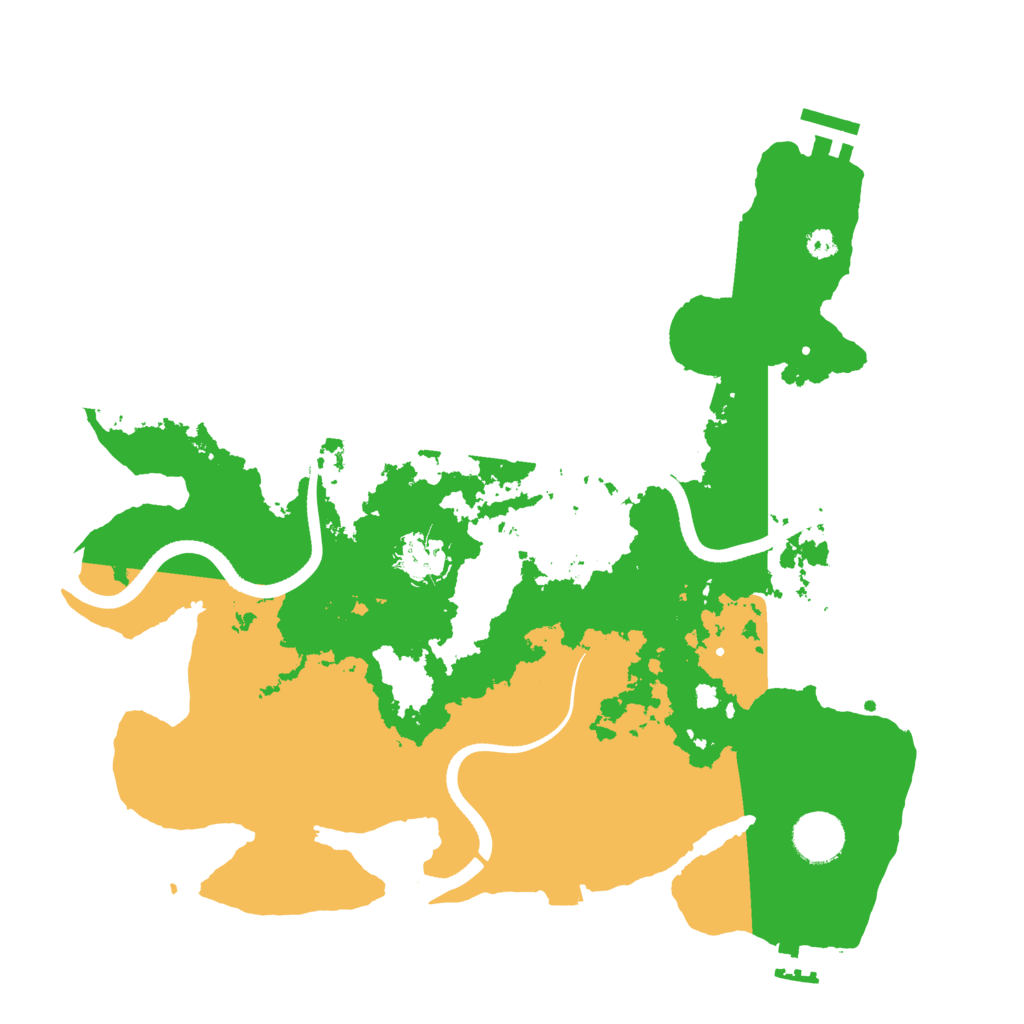 Biome Rust Map: Procedural Map, Size: 3500, Seed: 371731640