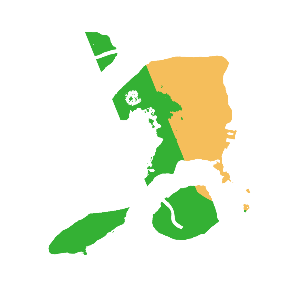 Biome Rust Map: Procedural Map, Size: 2000, Seed: 2055601465