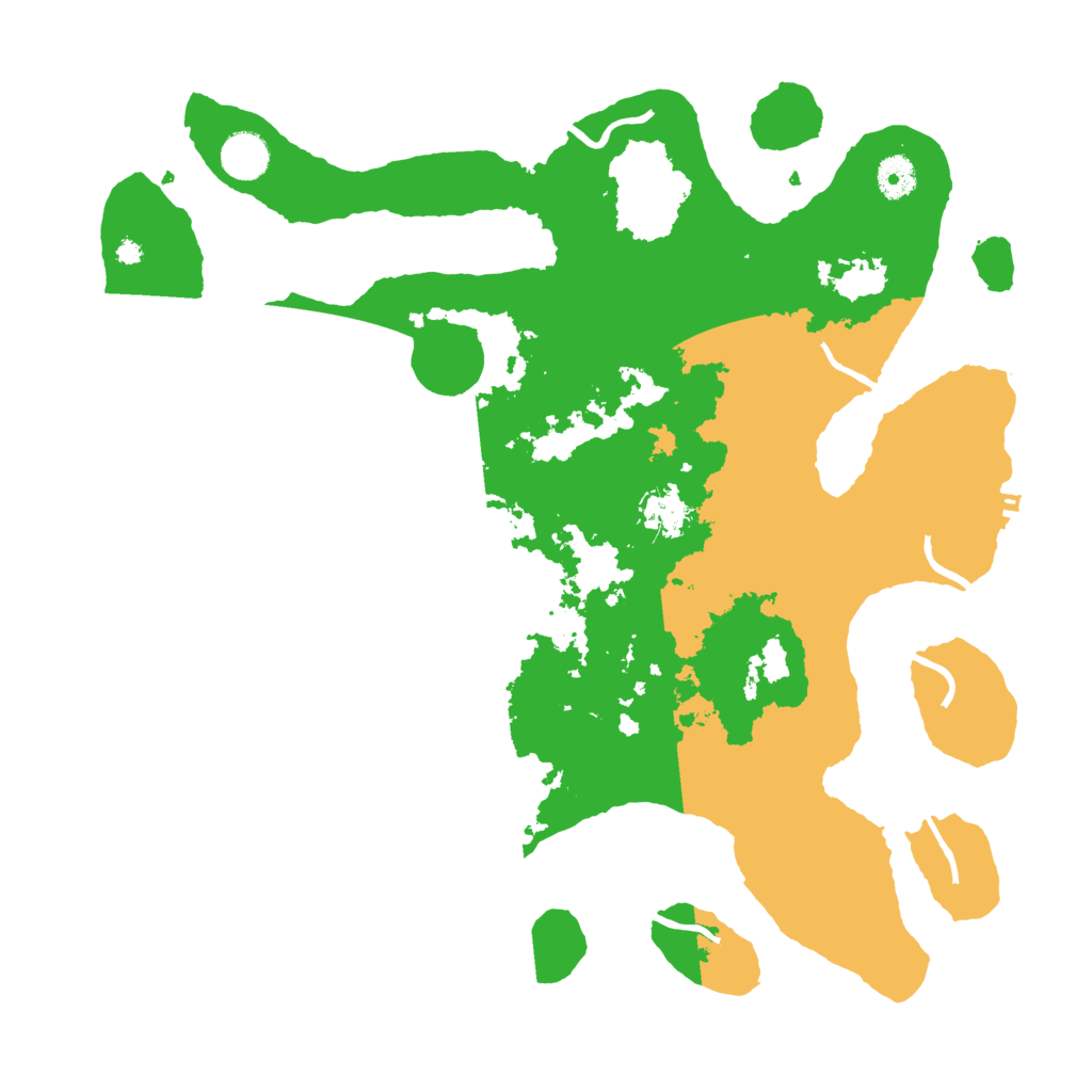 Biome Rust Map: Procedural Map, Size: 4000, Seed: 954821
