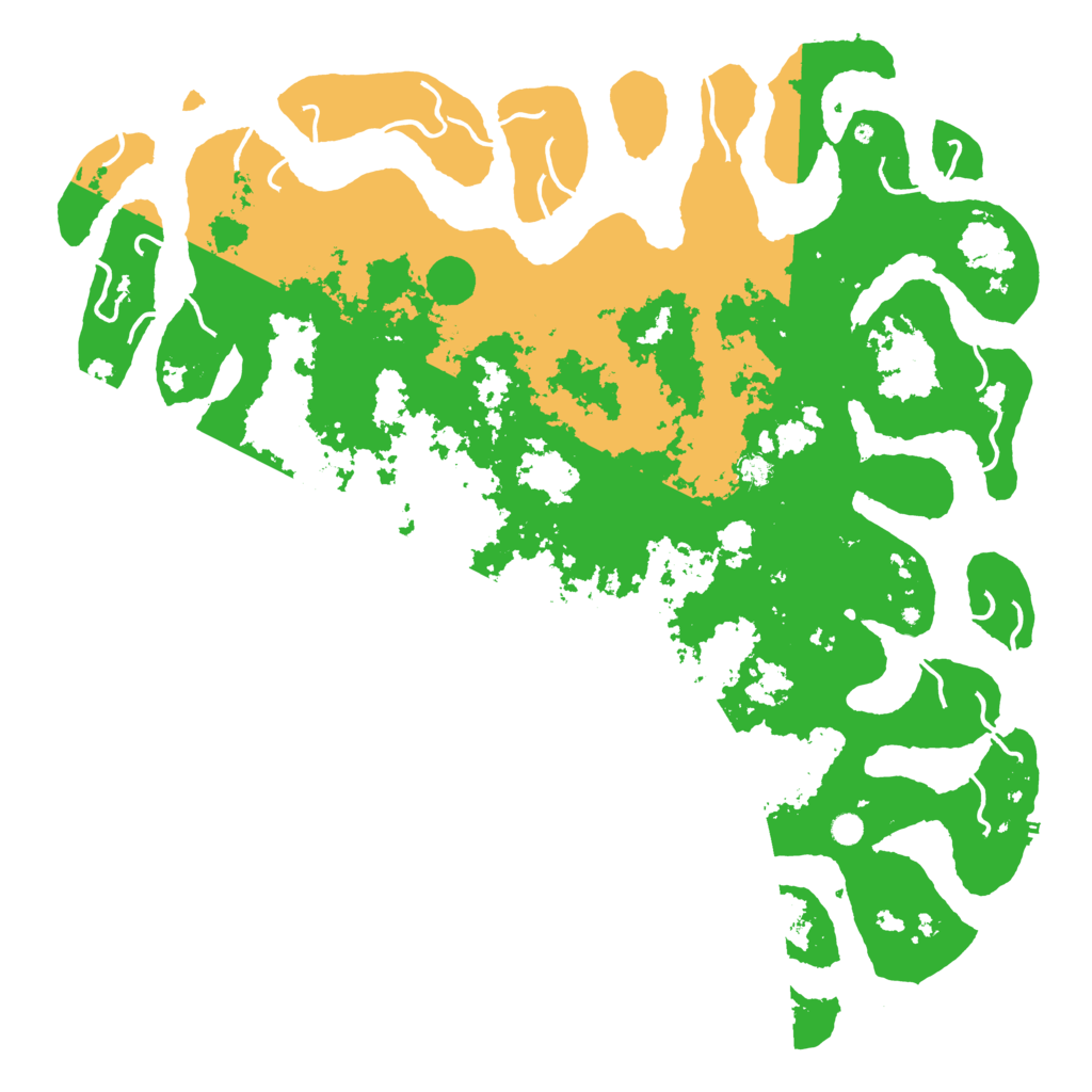 Biome Rust Map: Procedural Map, Size: 6000, Seed: 3