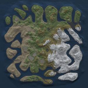 Thumbnail Rust Map: Procedural Map, Size: 4500, Seed: 797000, 19 Monuments