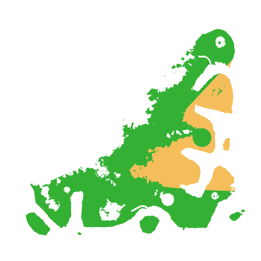 Biome Rust Map: Procedural Map, Size: 3700, Seed: 1324331053