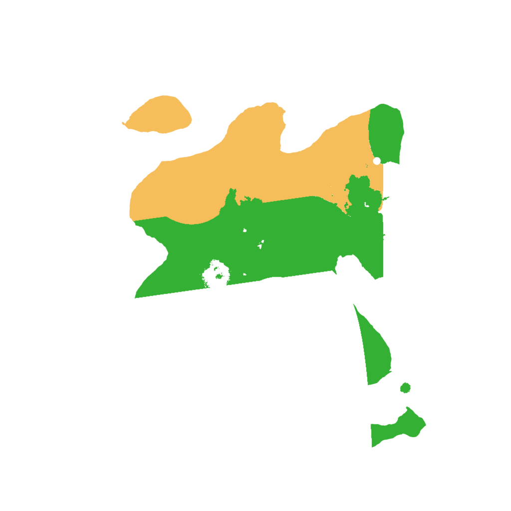 Biome Rust Map: Procedural Map, Size: 2000, Seed: 205560146