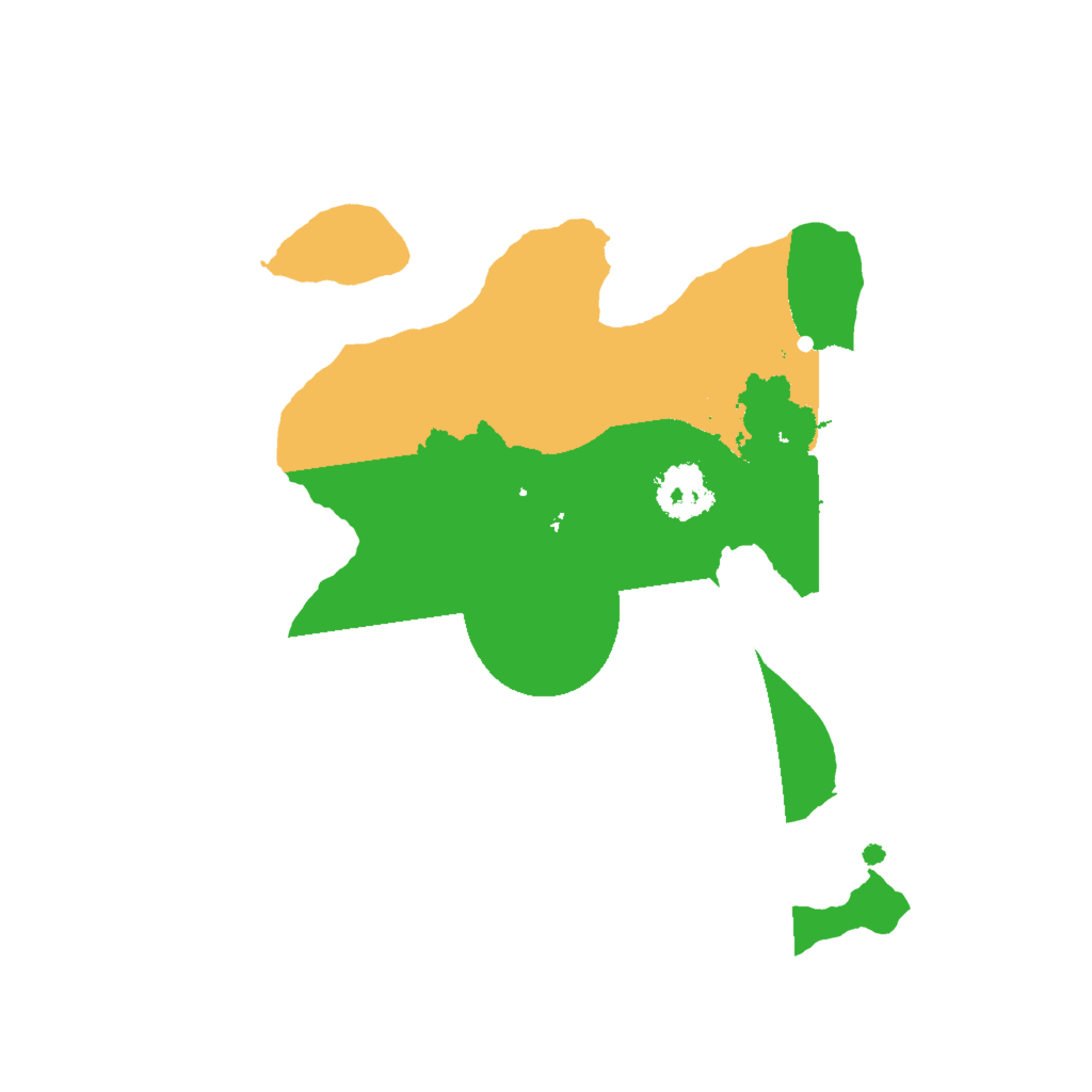 Biome Rust Map: Procedural Map, Size: 2000, Seed: 205560146