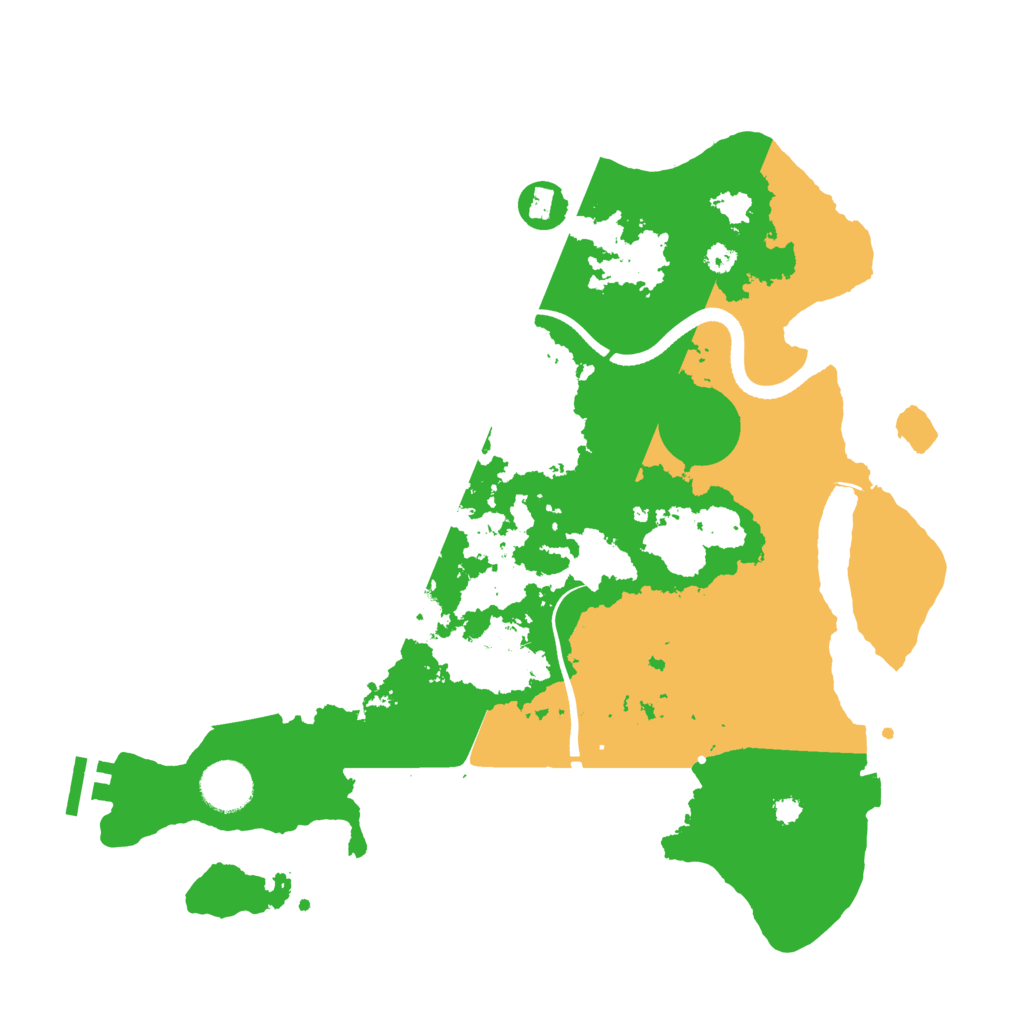 Biome Rust Map: Procedural Map, Size: 3510, Seed: 5658676