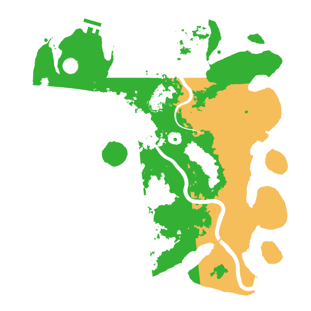 Biome Rust Map: Procedural Map, Size: 3500, Seed: 789789