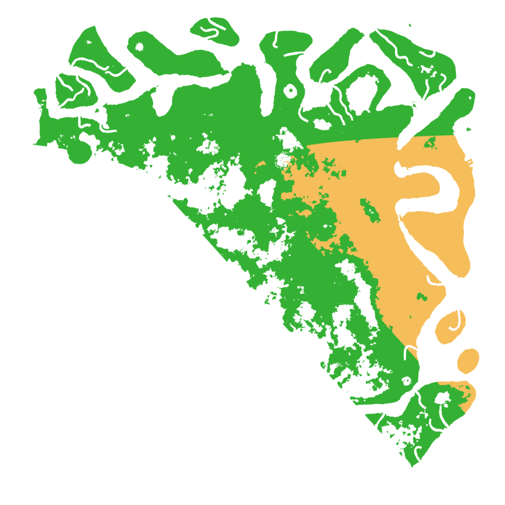 Biome Rust Map: Procedural Map, Size: 5800, Seed: 6666