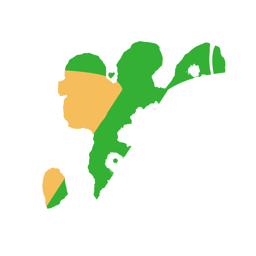 Biome Rust Map: Procedural Map, Size: 2000, Seed: 44