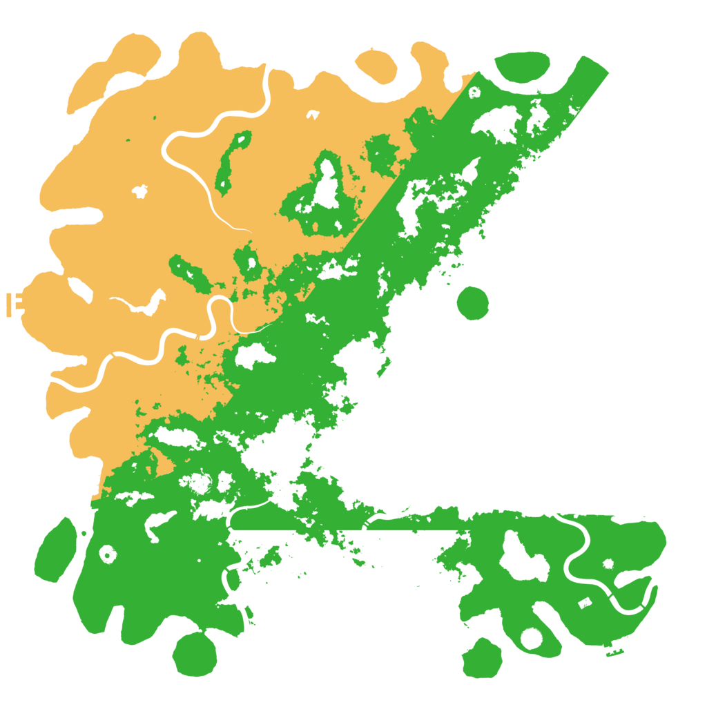 Biome Rust Map: Procedural Map, Size: 6000, Seed: 572041591
