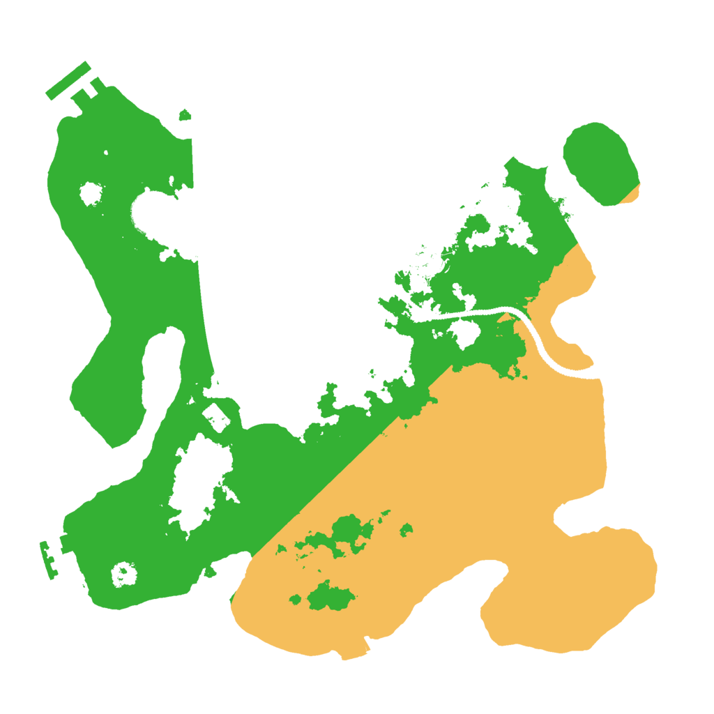 Biome Rust Map: Procedural Map, Size: 2800, Seed: 710080