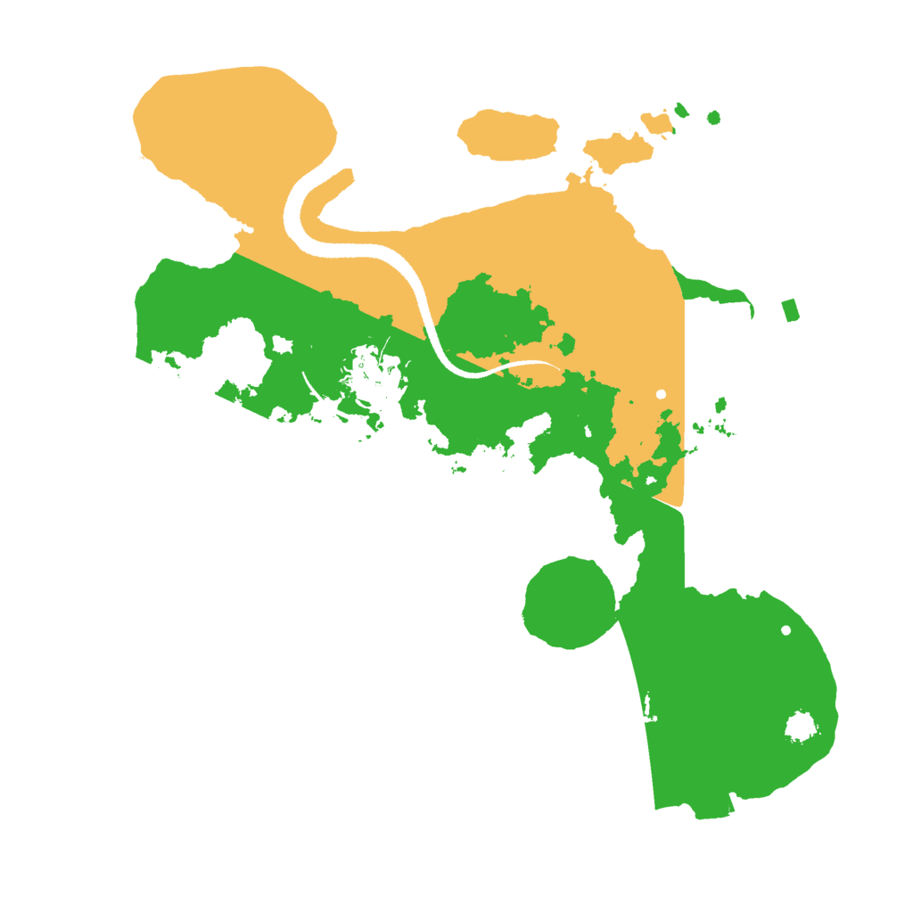 Biome Rust Map: Procedural Map, Size: 2700, Seed: 33