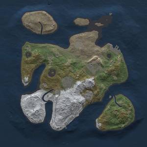 Thumbnail Rust Map: Procedural Map, Size: 2700, Seed: 33, 11 Monuments