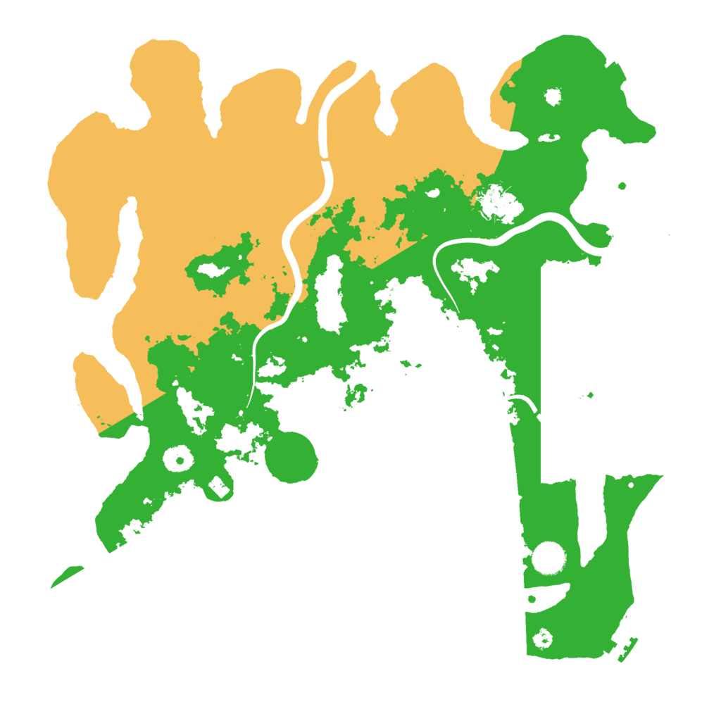 Biome Rust Map: Procedural Map, Size: 3800, Seed: 264807672