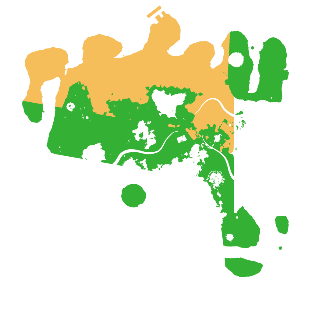 Biome Rust Map: Procedural Map, Size: 3750, Seed: 3222