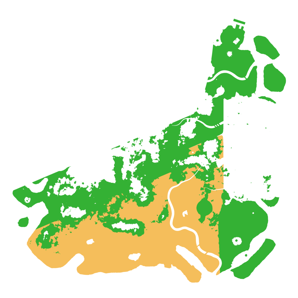 Biome Rust Map: Procedural Map, Size: 5000, Seed: 3468903