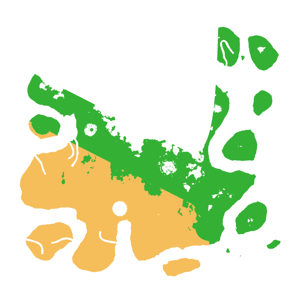 Biome Rust Map: Procedural Map, Size: 3550, Seed: 398847