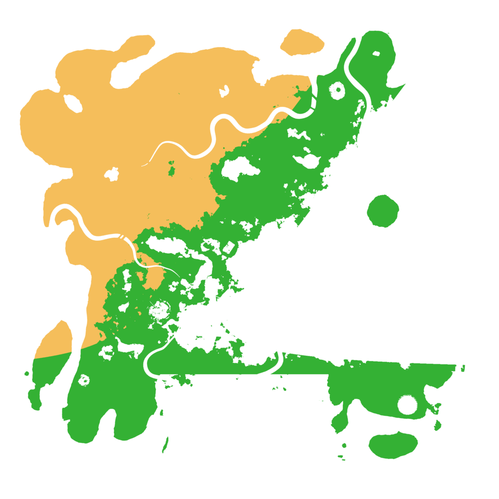 Biome Rust Map: Procedural Map, Size: 4500, Seed: 572041591
