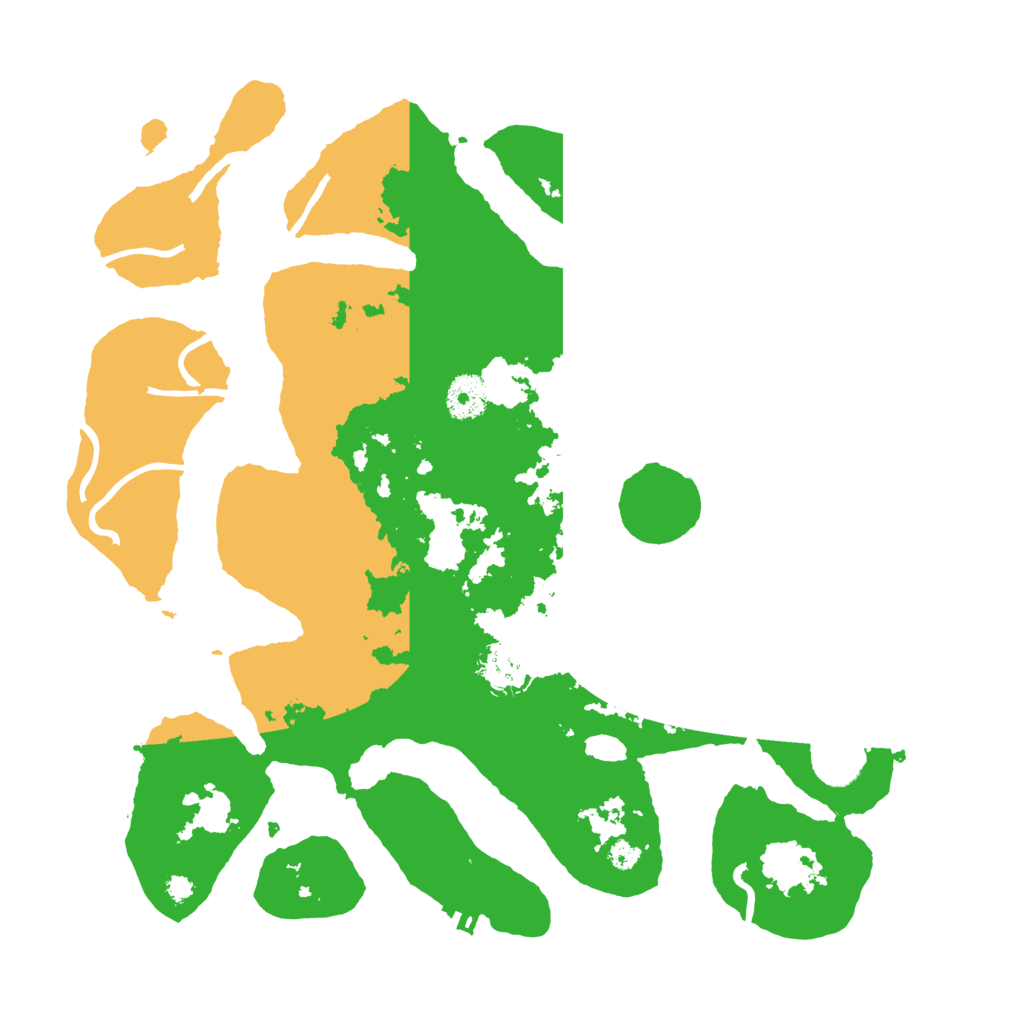 Biome Rust Map: Procedural Map, Size: 3550, Seed: 652799