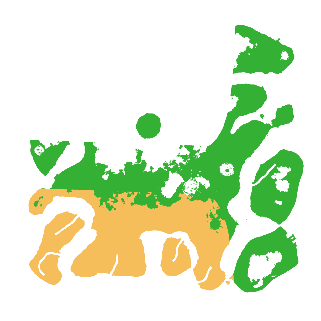 Biome Rust Map: Procedural Map, Size: 3550, Seed: 701361