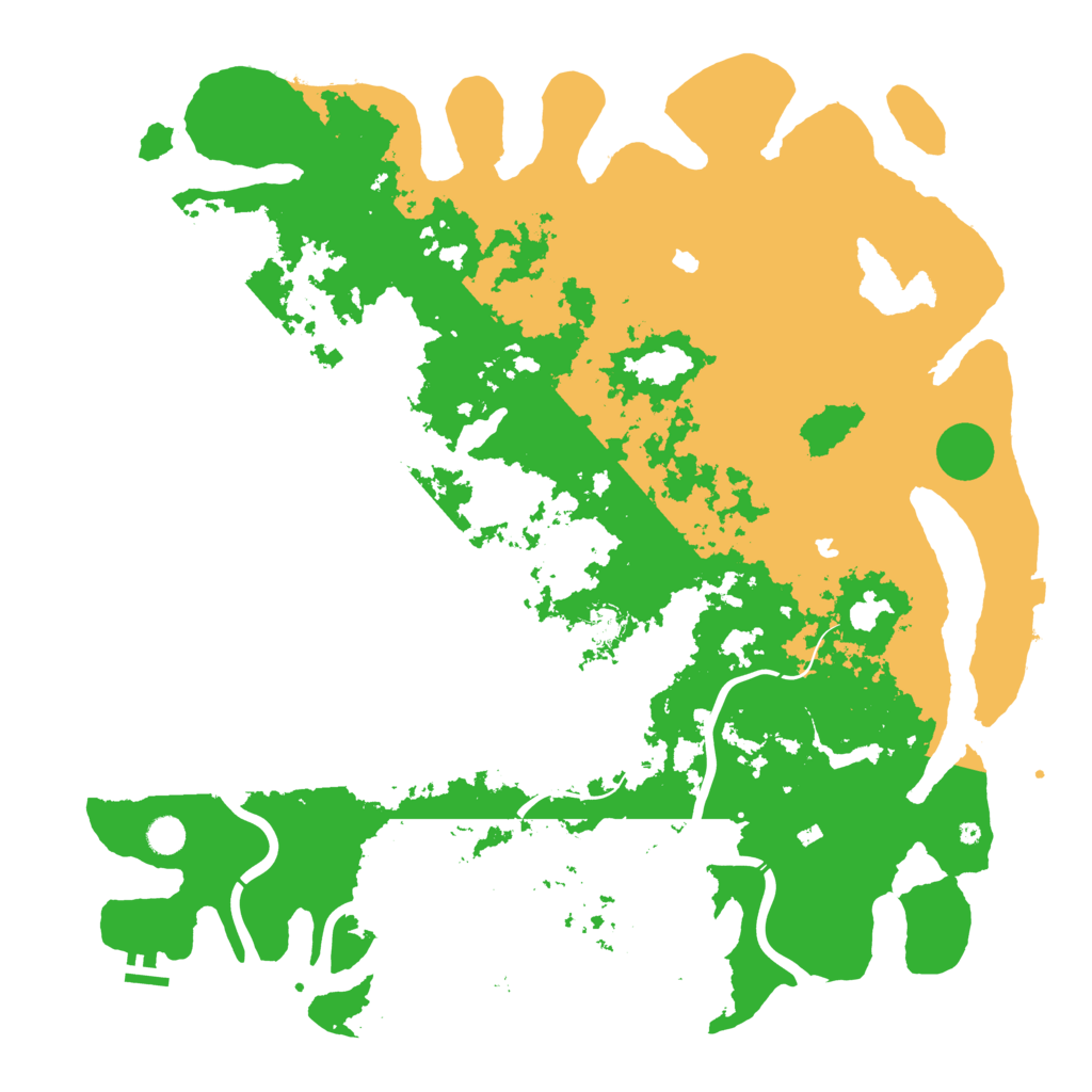 Biome Rust Map: Procedural Map, Size: 5000, Seed: 4022022