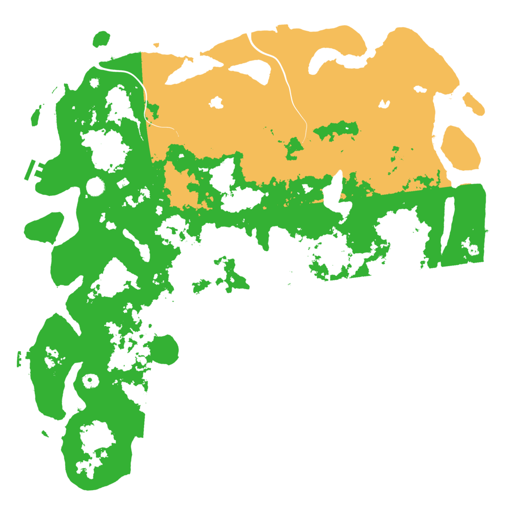 Biome Rust Map: Procedural Map, Size: 5000, Seed: 712810721