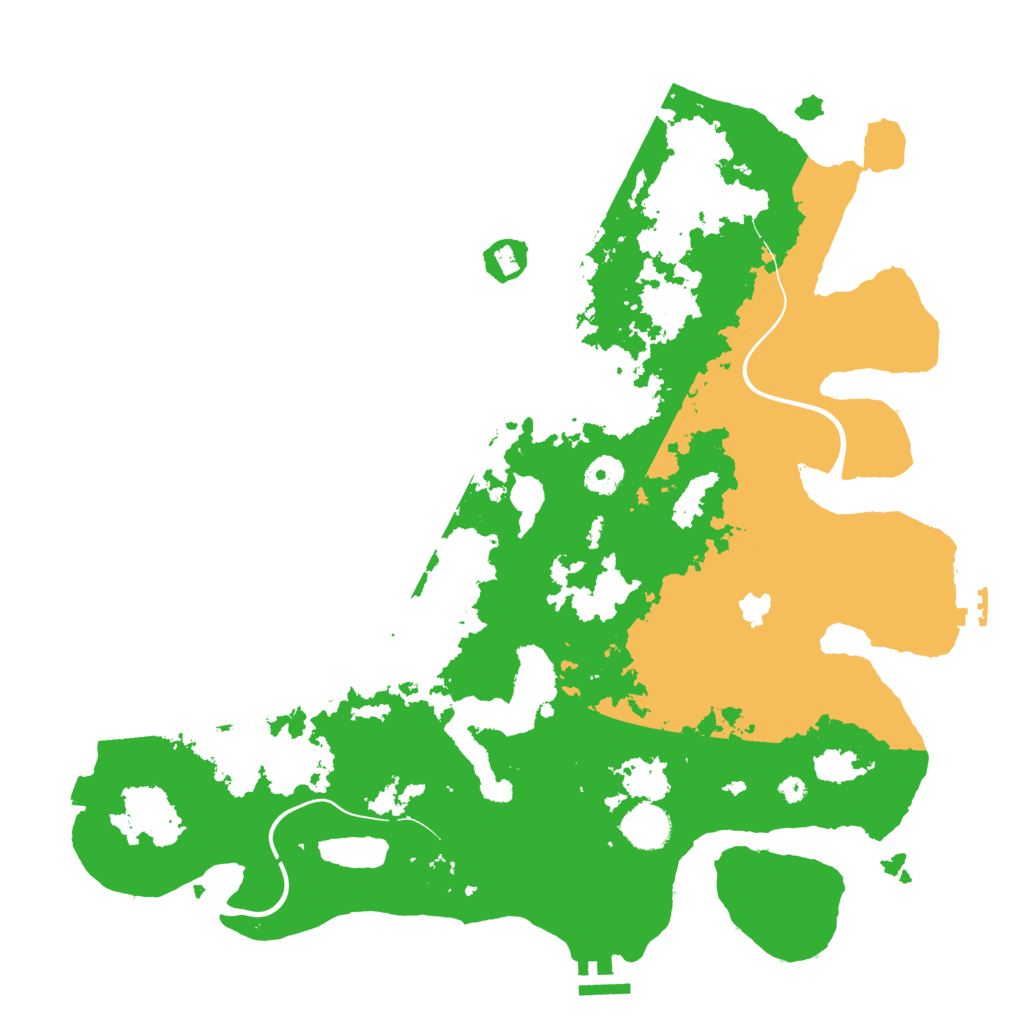 Biome Rust Map: Procedural Map, Size: 4000, Seed: 1547444277