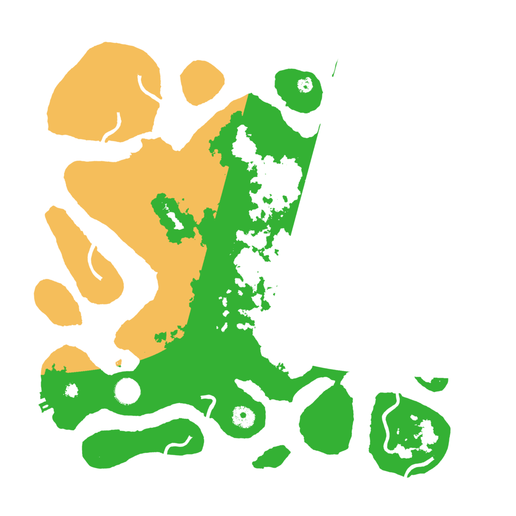 Biome Rust Map: Procedural Map, Size: 3500, Seed: 1058937893
