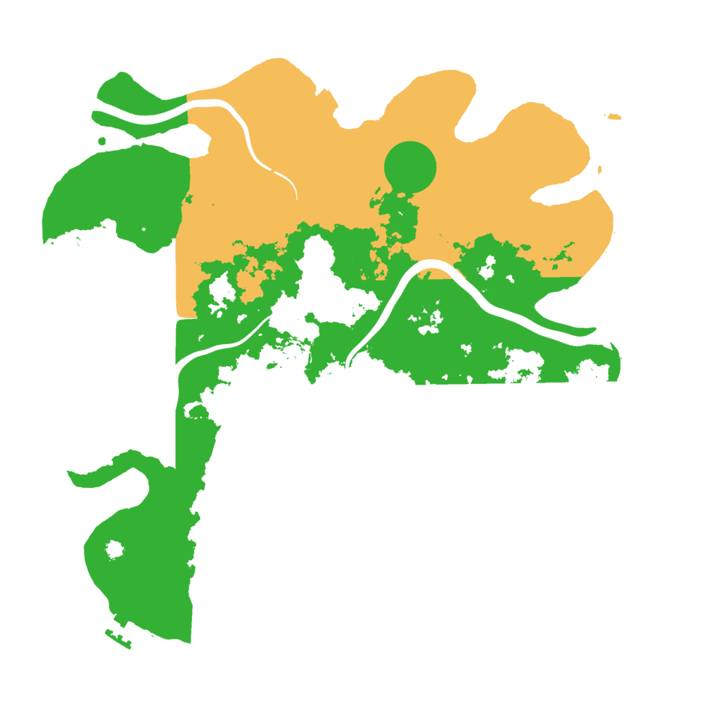 Biome Rust Map: Procedural Map, Size: 3550, Seed: 384380