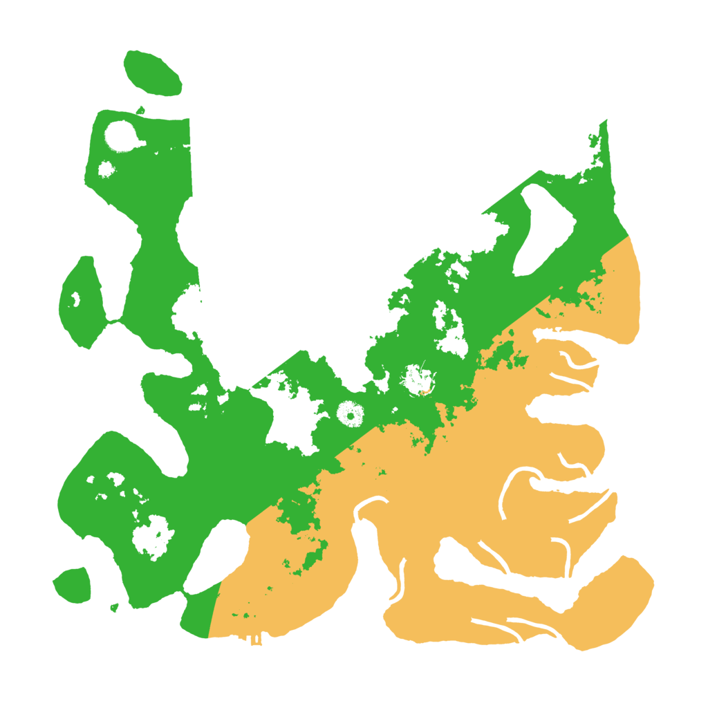 Biome Rust Map: Procedural Map, Size: 4000, Seed: 12658