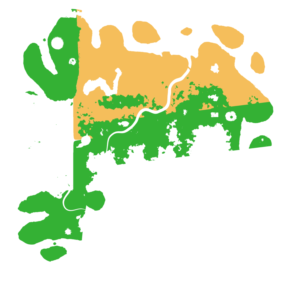 Biome Rust Map: Procedural Map, Size: 4200, Seed: 79213197
