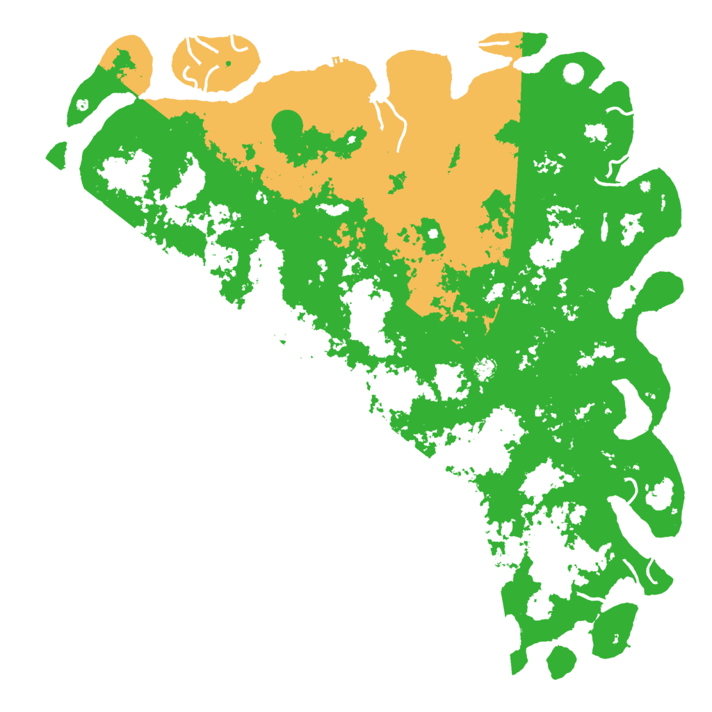 Biome Rust Map: Procedural Map, Size: 6000, Seed: 1314520